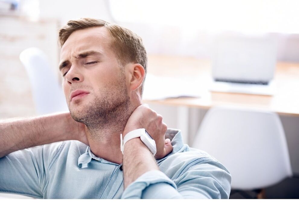 болки в шията при мъж поради тумор